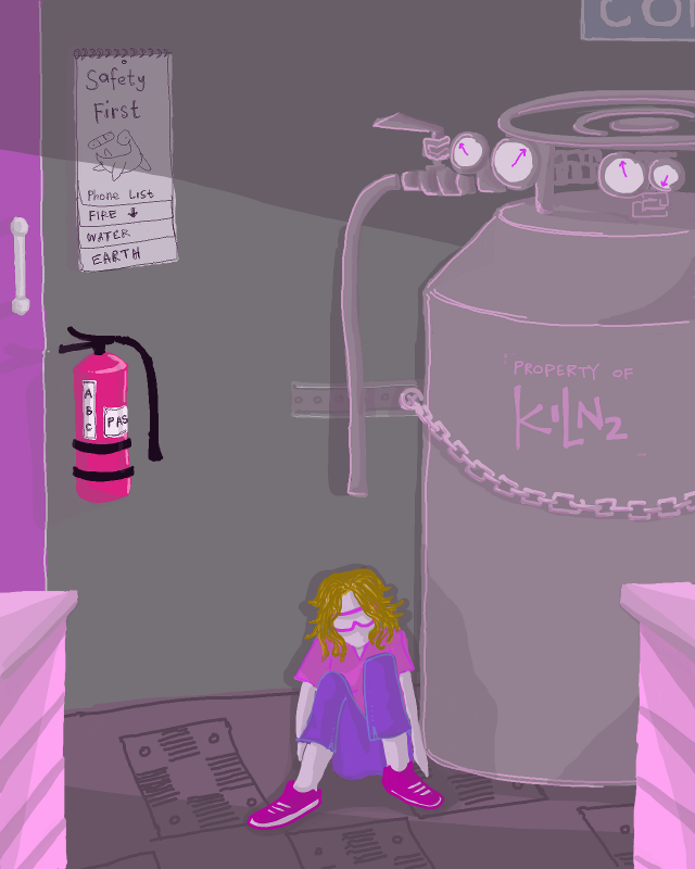 the most lovely fire extinguisher i have ever drawn