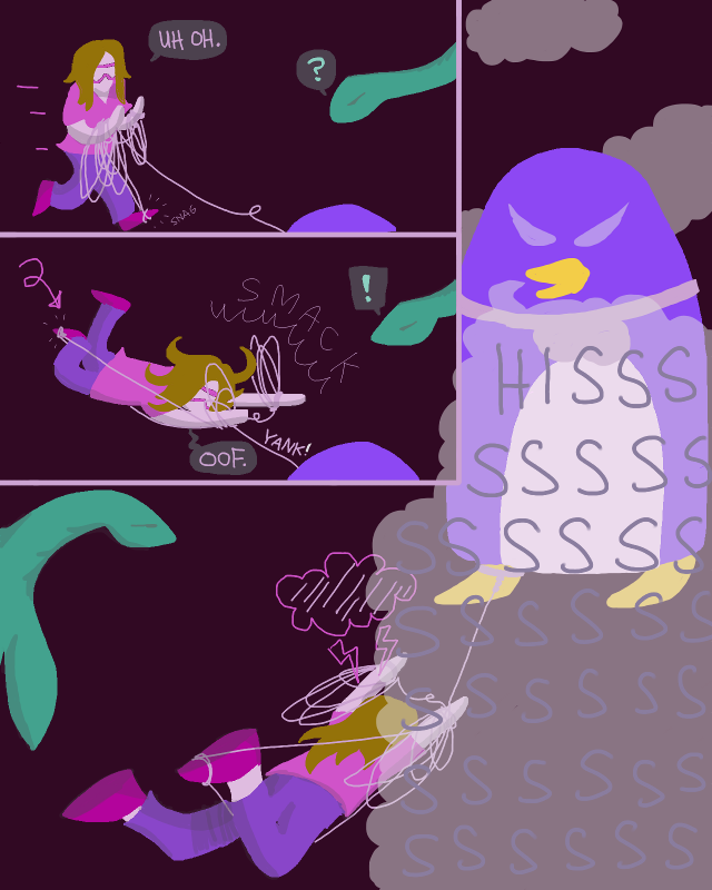 this is why you don't run in a lab, Jackie.