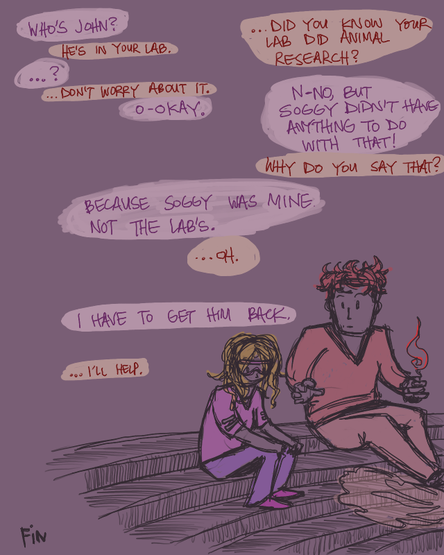 Soggy is a good boy. Good boy.