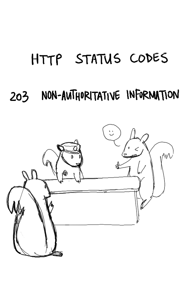 HTTP 203 Non-Authoritative Information