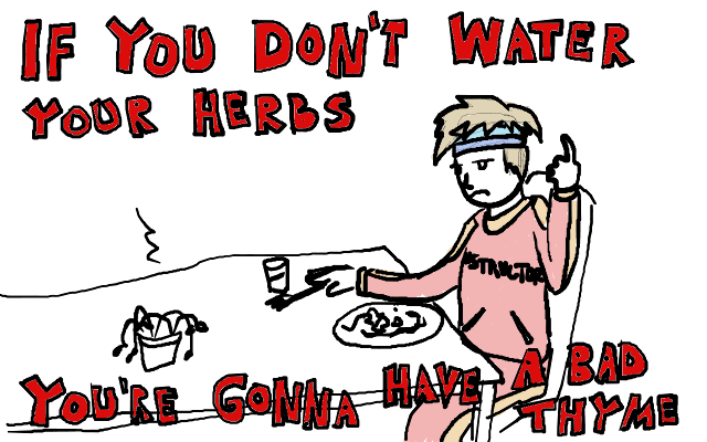 this joke was a long thyme coming.