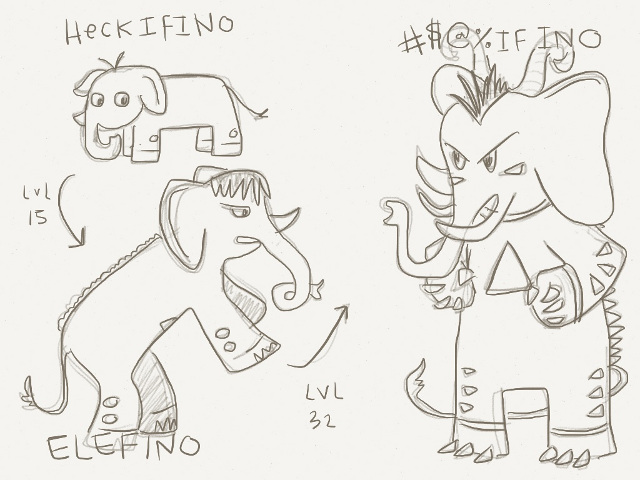 the horrible progeny of elephant X rhino