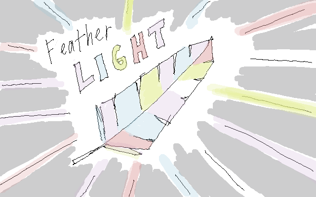 ... feather bright, first feather i see tonight