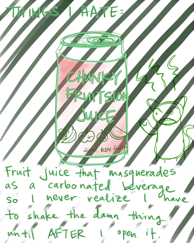 1. these should be illegal. 2. i swear they exist only to make me read the fine print on every single drink i order, thus further enabling my paranoia.