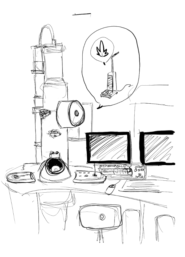 this is most certainly a happy microscope.