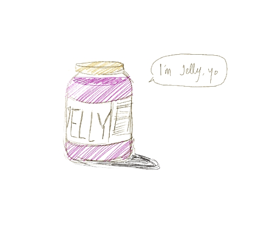 the difference between jam and jelly is WHAT IS THIS, A CRUDE JOKE