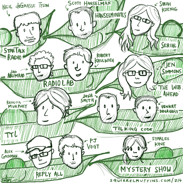 podcasts that Trey listens to sometimes