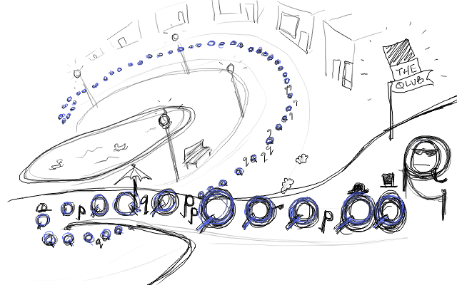 talk about lining your ducks in a row - i mean, queueing up q's.