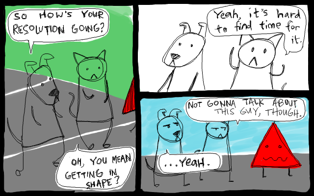 getting in shape, getting into all sorts of shapes