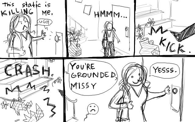 introducing our first recurring character - Vase, the Artifactual.