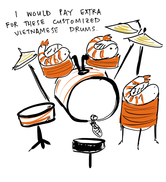 check out the size of the jumbo floor tom